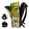 17 Inch Travel Backpack Lightweight Waterproof Casual Laptop Backpack Hiking Camping Daypack for Women Men Beautiful Flowers view 4