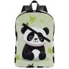 17 Inch Travel Backpack Lightweight Waterproof Casual Laptop Backpack Hiking Camping Daypack for Women Men Panda Star view 1