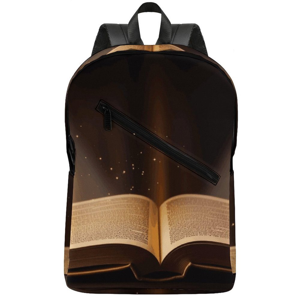 17 Inch Travel Backpack Lightweight Waterproof Casual Laptop Backpack Hiking Camping Daypack for Women Men Book Under The Light
