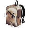17 Inch Travel Backpack Lightweight Waterproof Casual Laptop Backpack Hiking Camping Daypack for Women Men Cute Dog view 2