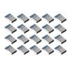 Dachangshund 20Pcs Type-C Female 14-Pin Plug and Socket Connector, 4-PIN Solder Type Charging Data Transfer with Grounding view 1