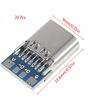 Dachangshund 20Pcs Type-C Female 14-Pin Plug and Socket Connector, 4-PIN Solder Type Charging Data Transfer with Grounding view 3