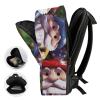 17 Inch Travel Backpack Lightweight Waterproof Casual Laptop Backpack Hiking Camping Daypack for Women Men Colorful Gnomes view 4
