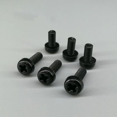 50PCS M2.5 * 4/5/6/8/10/12/16 Black Round Head Cross Nylon Screw Phillips Round Head Screw M2.5 Screws 2.5mm Screw Bolt(10mm 50pcs)