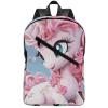 17 Inch Travel Backpack Lightweight Waterproof Casual Laptop Backpack Hiking Camping Daypack for Women Men Cartoon Horse view 1