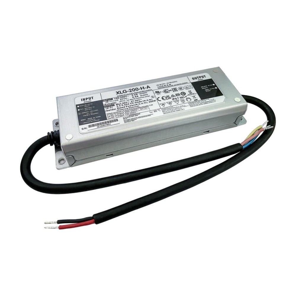 1PC XLG-200-H-A 3500mA 27 to 56V 200W Constant Power Mode LED Driver
