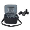 EBTOOLS Camera Single Bag, Camera Case, Large Capacity SLR Camera Case with Loop Fastener, L Shape Transverse Plate, for 2 Cameras, 6 Lenses view 2