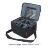 EBTOOLS Camera Single Bag, Camera Case, Large Capacity SLR Camera Case with Loop Fastener, L Shape Transverse Plate, for 2 Cameras, 6 Lenses view 3