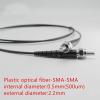 SMA905 SMA 0.5mm 500um Simplex POF Optical Plastic Medical Jumper Connecting line Industrial Control servo(5m) view 2
