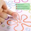 177 Pcs Flowers Bubbles Ocean Wall Decals, Cute Bubble Stickers Under The Sea Birthday Party Flower Wall Decorations for Bedroom Bathroom Boys Girls Teens Adults view 4