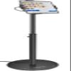 AboveTEK iPad Kiosk Floor Stand - Height Adjustable POS Tablet Floor Stand, 360 Swivel Universal Locking Holder for 7.9"-11" iPad/Air/Samsung - Anti-Theft Security Stand for Retail, Business view 1