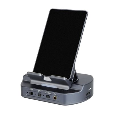xDuoo DT-01 HiFi Phone DAC Pre-Amp Player Transforms Dock, Turntable for Phone Convert Output Coaxial/Optical/Aux Audio to decoder or Amplifier