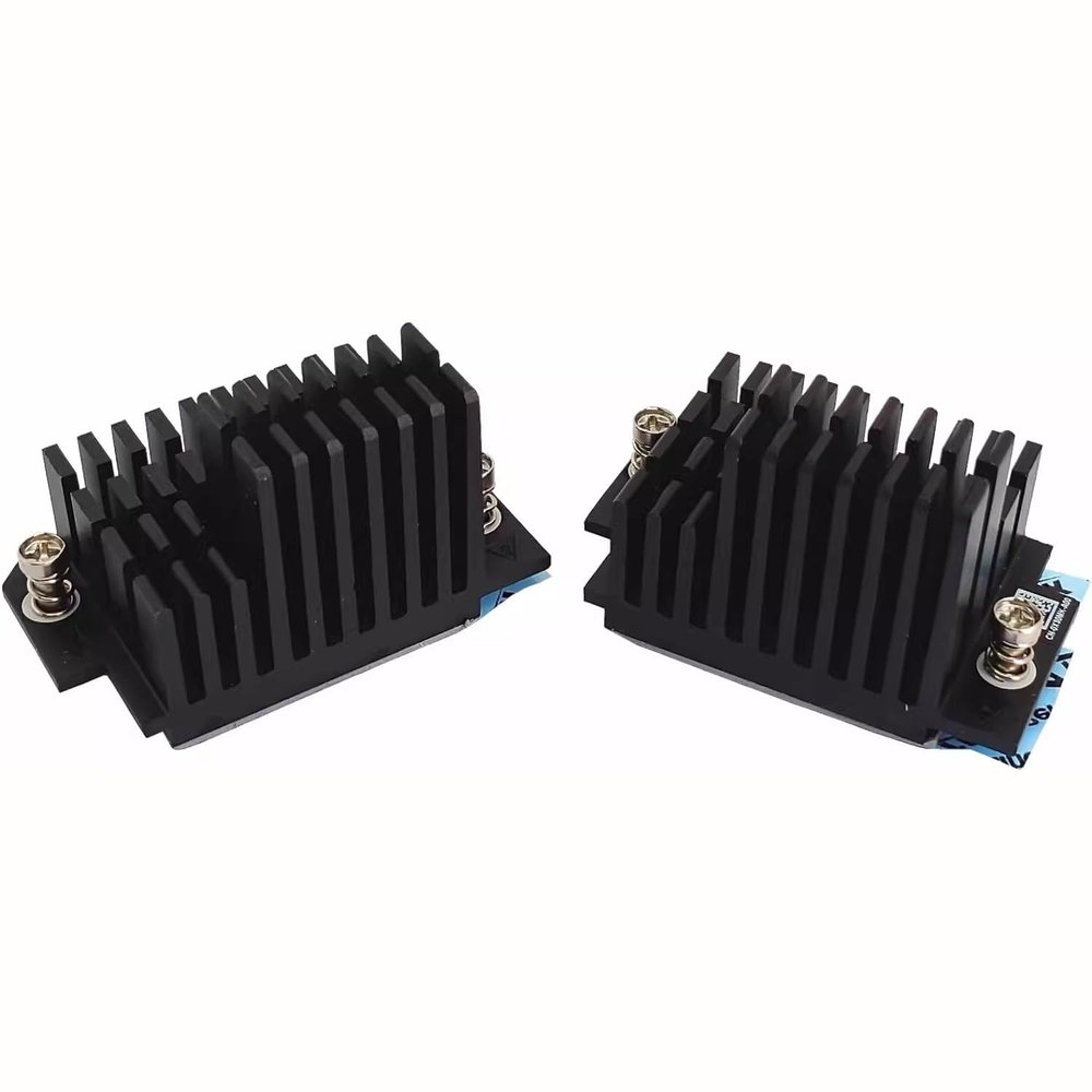 DirectNine Basics 2Pack New VRM VR Heatsink Replacement for Alienware Aurora R13 XPS 8950 Precision T3660 Desktop X30MK 0X30MK, black