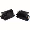 DirectNine Basics 2Pack New VRM VR Heatsink Replacement for Alienware Aurora R13 XPS 8950 Precision T3660 Desktop X30MK 0X30MK, black view 1