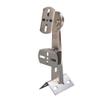10" Heavy-Duty Stainless Steel Security Camera Mount Bracket  Universal Corner/Pole/Wall/Column Mount with Double Loops (2 x 4 Diameter)  Fits CCTV, Surveillance & IP Cameras, Indoor/Outdoor Use view 2