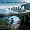 Bluetooth Motorcycle Helmet Intercom, 1500 feet Wireless Communication, Built-in Display, FM Radio, Noise Reduction, Music Sharing for 2 Riders, Waterproof, High Volume Sound Quality. 1000mAh, 2-Pack view 2