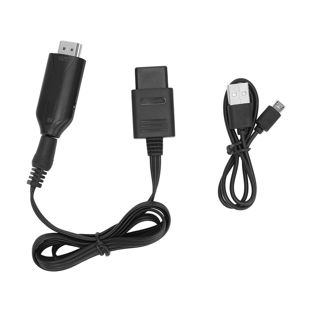 CCYLEZ N64 to HD Multimedia Interface Adapter Cable, Full Digital HD Video Converter with Plug and Play for N64, Display Modes