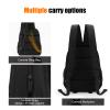 Cwatcun Camera Backpack Hardshell for Photography, 2 in1 Shockproof Camera Sling Bag, Waterproof Camera Case Crossbody with Tripod Holder, Rain Cover for Canon Nikon Sony Fuji DSLR SLR Mirrorless view 4