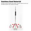 AMBITFUL Heavy Duty Light Stand with Casters, 100% Stainless Steel Max Height 10ft/305cm, Photography Wheeled Base Stand for Studio Softbox, Monolight, ReflectorAS-300 view 4