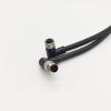 BOUUNCIY M8 Cable Connector 8 Pins Male to Female Right Angle Aviation Plug Electrical AWG24 A Code Industrial Male to Female Sensor PVC 29.53Ft Socket Waterproof Device Network 9Meter view 1