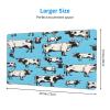 (Cow) Gaming Mousepad, Waterproof Non-Slip Desk Mat Keyboard Pad Large Mousepad Home Office Desk Accessories and Decor Gift for Women Men - 16"x29.5" view 3