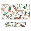 (Alpaca Llama) Gaming Mousepad, Waterproof Non-Slip Desk Mat Keyboard Pad Large Mousepad Home Office Desk Accessories and Decor Gift for Women Men - 16"x29.5" view 2