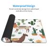 (Alpaca Llama) Gaming Mousepad, Waterproof Non-Slip Desk Mat Keyboard Pad Large Mousepad Home Office Desk Accessories and Decor Gift for Women Men - 16"x29.5" view 4