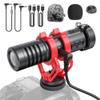 BOYA MM1W Shotgun Mic for Video Camera, Shotgun Microphone with Shock Mount, External Microphone for iPhone, Android, Smartphones, DSLR Camcorders, Ideal for Recording, Live Streaming, and Vlogging view 1