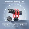 BOYA MM1W Shotgun Mic for Video Camera, Shotgun Microphone with Shock Mount, External Microphone for iPhone, Android, Smartphones, DSLR Camcorders, Ideal for Recording, Live Streaming, and Vlogging view 2