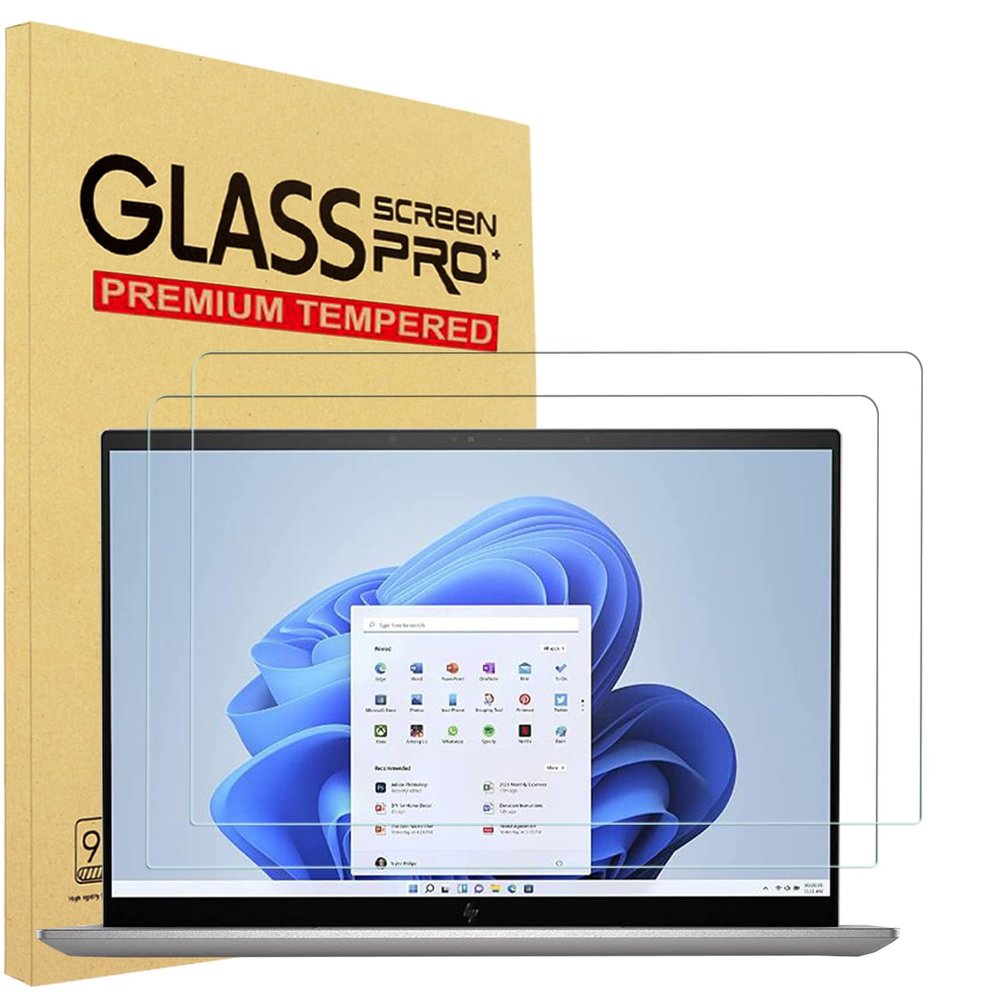 2 Pack 14" Tempered Glass Screen Protector for HP Laptop 14/ HP Pavilion X360 14/ HP Chromebook 14/ HP Steam 14/ HP ProBook 14/ HP EliteBook 14/ HP 14-dy 14-dq 14-dk 14-cf 14m-dw Laptop, 9H Hardness