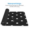 (Black and White Polka Dot) Gaming Mousepad, Waterproof Non-Slip Desk Mat Keyboard Pad Large Mousepad Home Office Desk Accessories and Decor Gift for Women Men - 16"x29.5" view 4