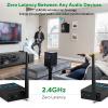 1Mii 2.4GHz Wireless Audio Transmitter and Receiver (1 TX+1 RX), HiFi Audio, 20ms Low Latency, 328ft Long Range Wireless Kit for Speaker/Stereo/Soundbar, Optical/Coaxial/3.5mm(RCA) Ports view 3