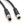 BOUUNCIY 29.53Ft M8 Cable Connector 8 Pins Male to Female Straight Aviation Plug Electrical AWG24 A Code Industrial Male to Female Sensor PVC Socket Waterproof Device Network view 1