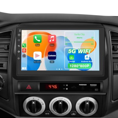 Junsun Car Radio Stereo 5G WiFi for Toyota Tacoma 2005-2015 Support JBL Sound System, Wireless CarPlay/Android Auto,Support Rearview GPS DSP RDS,Upgrade Bluetooth 5.0 AM/FM Stereo 2GB RAM 32GB ROM