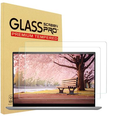 2 Pack 15.6" Tempered Glass Screen Protector For HP Laptop 15.6, HP Pavilion/Envy 15.6, Dell Inspiron 15, Lenovo Ideapad 15, Acer Aspire 5, Chromebook 15.6 & Other 15.6'' 16:9 Laptop,9H Hardness
