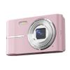 Digital Camera FHD 4K 50MP with 32GB Card 16X Zoom Anti Shake Compact Portable Small Cameras for Photography Point and Shoot Camera Gift for Student Teen Beginner (Pink) view 2