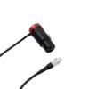 Alvins Cables Audio Cable for Sennheiser SK2000 Wisycom MTP60 Transmitter FVB 3 Pin to Low Profile XLR 3 Pin Female Cable 60cm| 23.6IN view 2