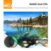 K&F CONCEPT 82mm Circular Polarizer Lens Filter with Filter Cap Cleaning Cloth Optical Glass Ultra Slim Polarizing CPL Filter with 28 Multi-Layer Coatings for Camera Lenses (Nano-X Series) view 2