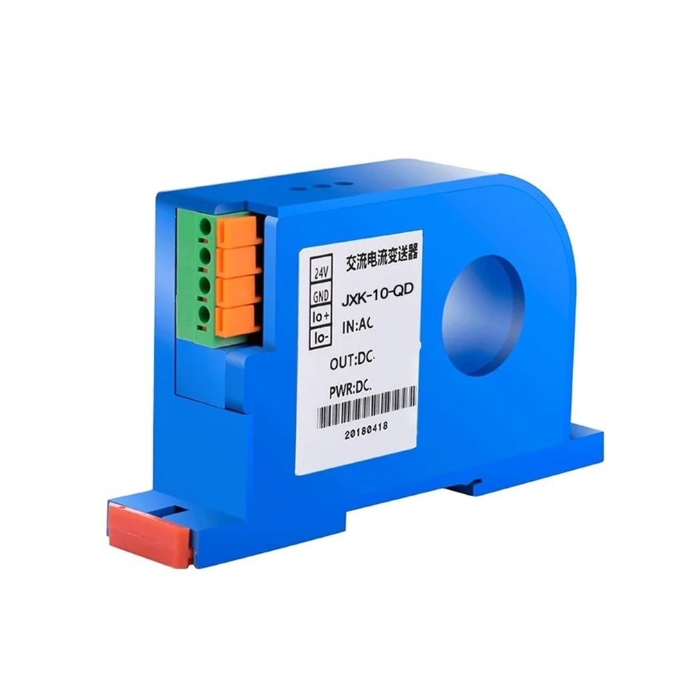 GVMUKNYE Aperture 22mm DC 0-10V 4-20mA Output Sensor Current Transformer AC 10A 20A 30A 50A 100A 200A Current Transmitter DC12V(AC 0-300A,DC 0-10V Output)