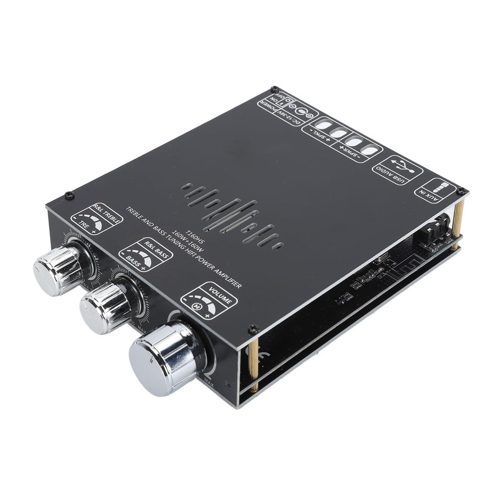 Bluetooth Amplifier Board, 160W*2 Digital 2.0 Channel Audio Amplifier Board, with TDA7498E Chip, 12-38V, for DIY Speakers