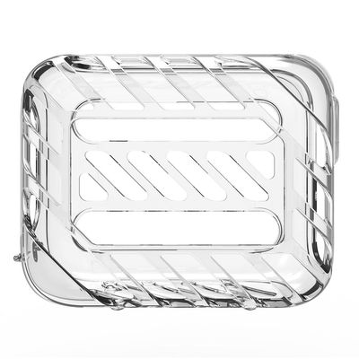 Generic Speaker Silicone Cover for JBL GO4 Protective Case Portable Silicone Travel Case Transparent TPU Case Anti-Scratch Anti-drop Protective Skin Case Ultra-light Protective Sleeve (Transparent)