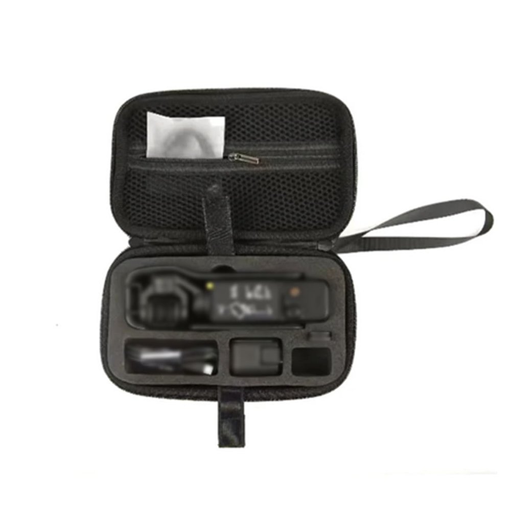 XinGeeek Pocket 3 Carrying Case for DJI Pocket 3 Accessories,Hard Shell Storage Case for Osmo Pocket 3 Shockproof Travel Portable Handbag Protective Bag, Black, Hard Shell Organizer Case