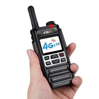 KSUN ZL35 4G Network Radio WiFi Walkie Talkie Long Range with Hotspot Bluetooth-Compatible Handheld LTE/PoC Two Way Radio for Android Push-to-Talk Intercom Radio