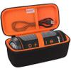 BOVKE Carrying Case for Bushnell Golf Wingman 2 GPS Bluetooth Speaker, Extra Mesh Pocket for Charging Cords and Accessories, Black view 1