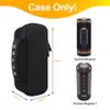 BOVKE Carrying Case for Bushnell Golf Wingman 2 GPS Bluetooth Speaker, Extra Mesh Pocket for Charging Cords and Accessories, Black view 3