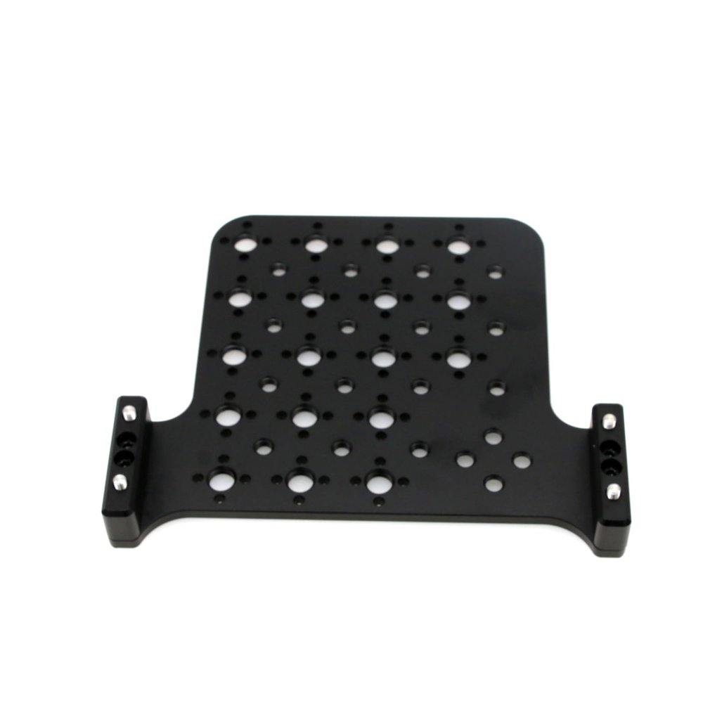 ZBLZGP Camera Three Side Expansion Side Panel for Alexa Mini LF RED Extension Cold Shoe Mount 1/4'' 3/8'' Screw (Black)