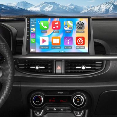 Car Radio Fit for Kia Picanto Morning 2016 2017 2018 2019, 9 Inch Android13.0 Touchscreen Car Radio with Carplay Android Auto GPS Navigation Driveplay Multimedia Player 2+32G
