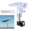 Gen 3 Roof Short Mount, Heavy Duty Pivot Roof Pole Mounting with V3 Pipe Flat Adapter, Wall Mount Bracket for Standard Dish Internet Kit Satellite view 4