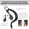 DLECNFUN Walkie Talkie Earpiece with Mic Nylon Braided Design,2 Way Radio Surveillance earpiece Earphones with Cord for Kenwood view 2