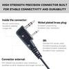 DLECNFUN Walkie Talkie Earpiece with Mic Nylon Braided Design,2 Way Radio Surveillance earpiece Earphones with Cord for Kenwood view 4